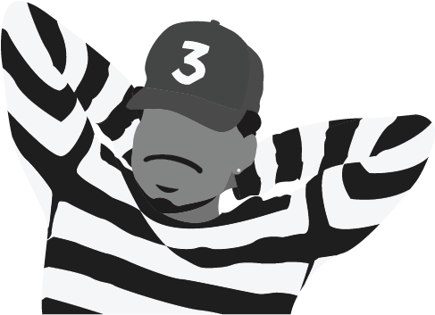 Amine , Chance The Rapper (center), Drake (right) - Amine , Chance The Rapper (center), Drake (right) (501x498)