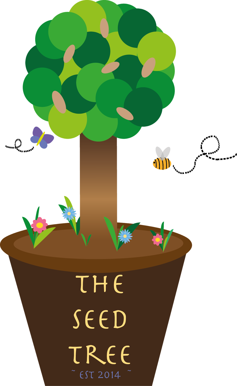 Seeds Vector Tree Logo - Seeds Vector Tree Logo (985x1600)