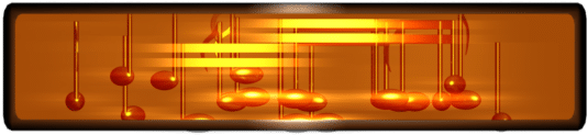 Lower Third Of Rotating Musical Notes On A Gold And - Lower Third Of Rotating Musical Notes On A Gold And (640x360)