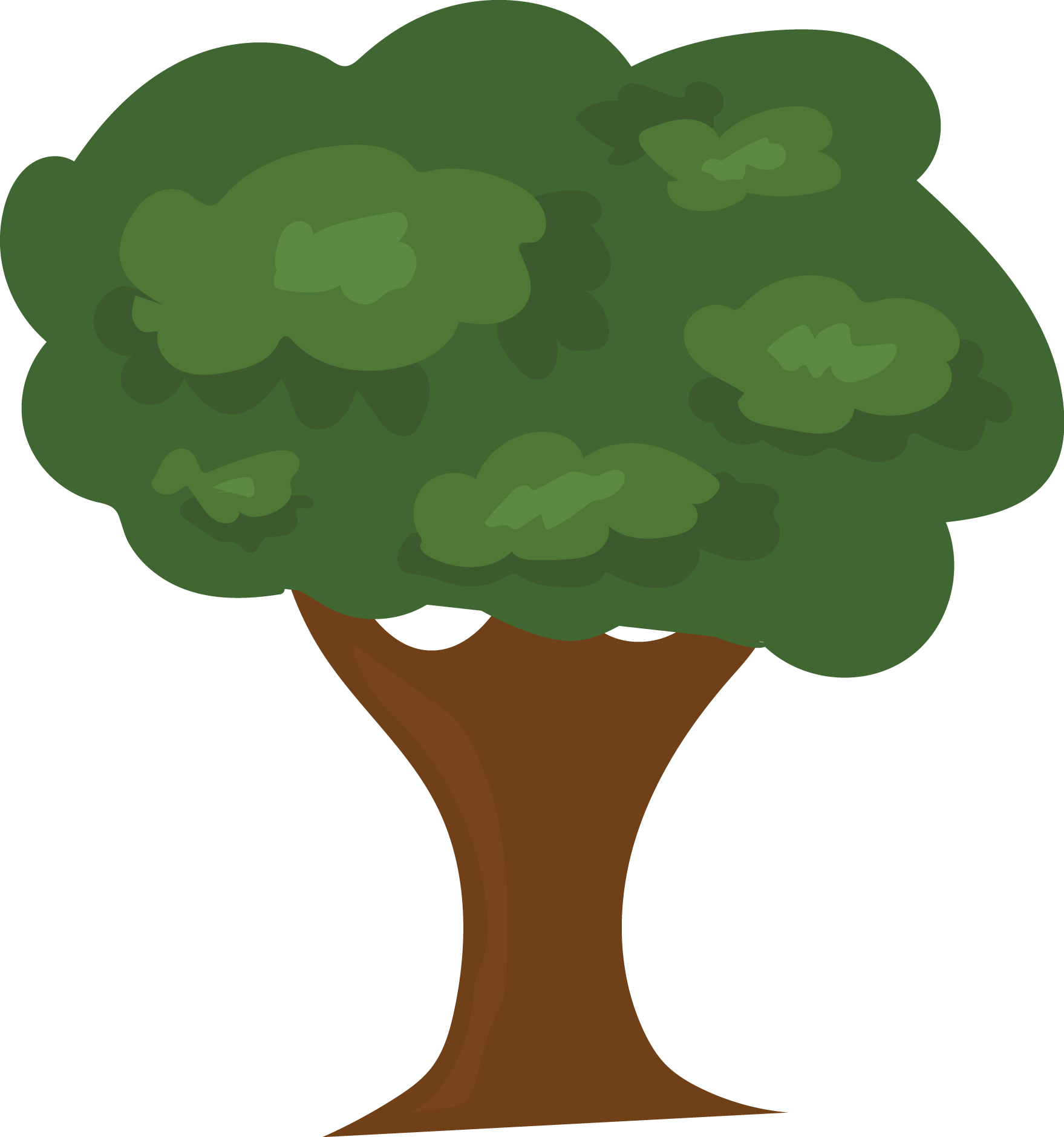 Forest Tree Vector V1 - Forest Tree Vector V1 (1759x1880)