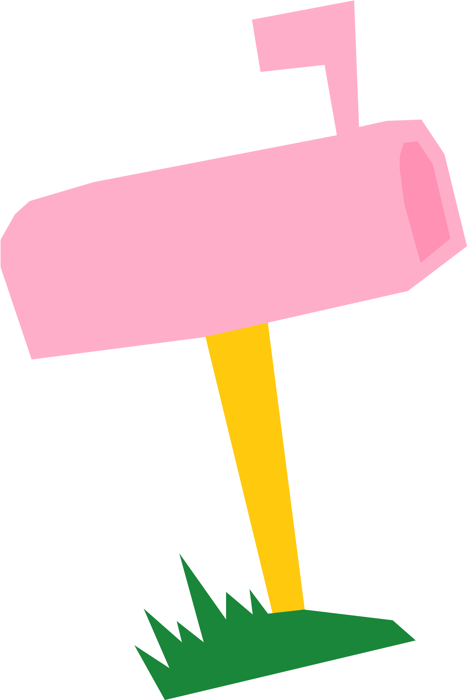 Clipart - Mailbox Cartoon Png (1618x2400)