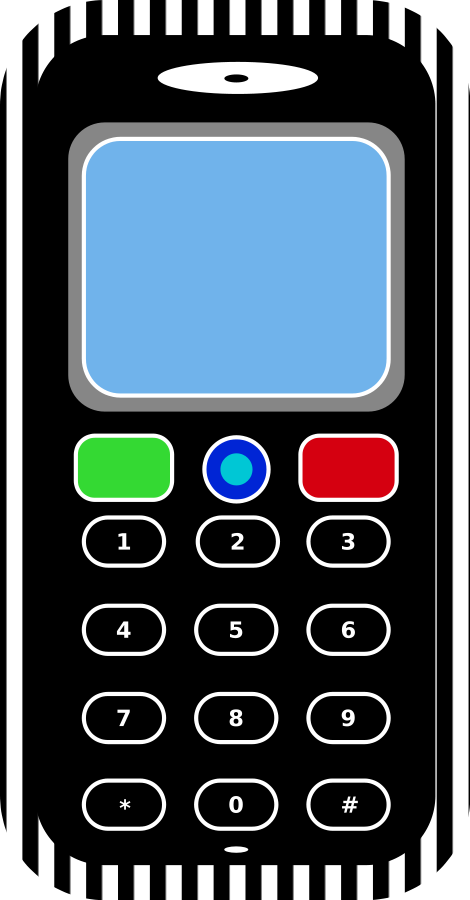 Mobile Phone Png Clip Arts - Mobile Phone (470x900)