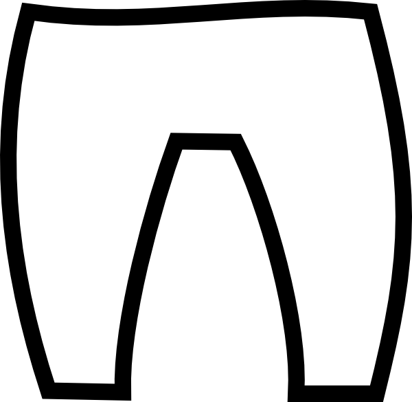Thong Clipart - Football Pants Clip Art (600x585)