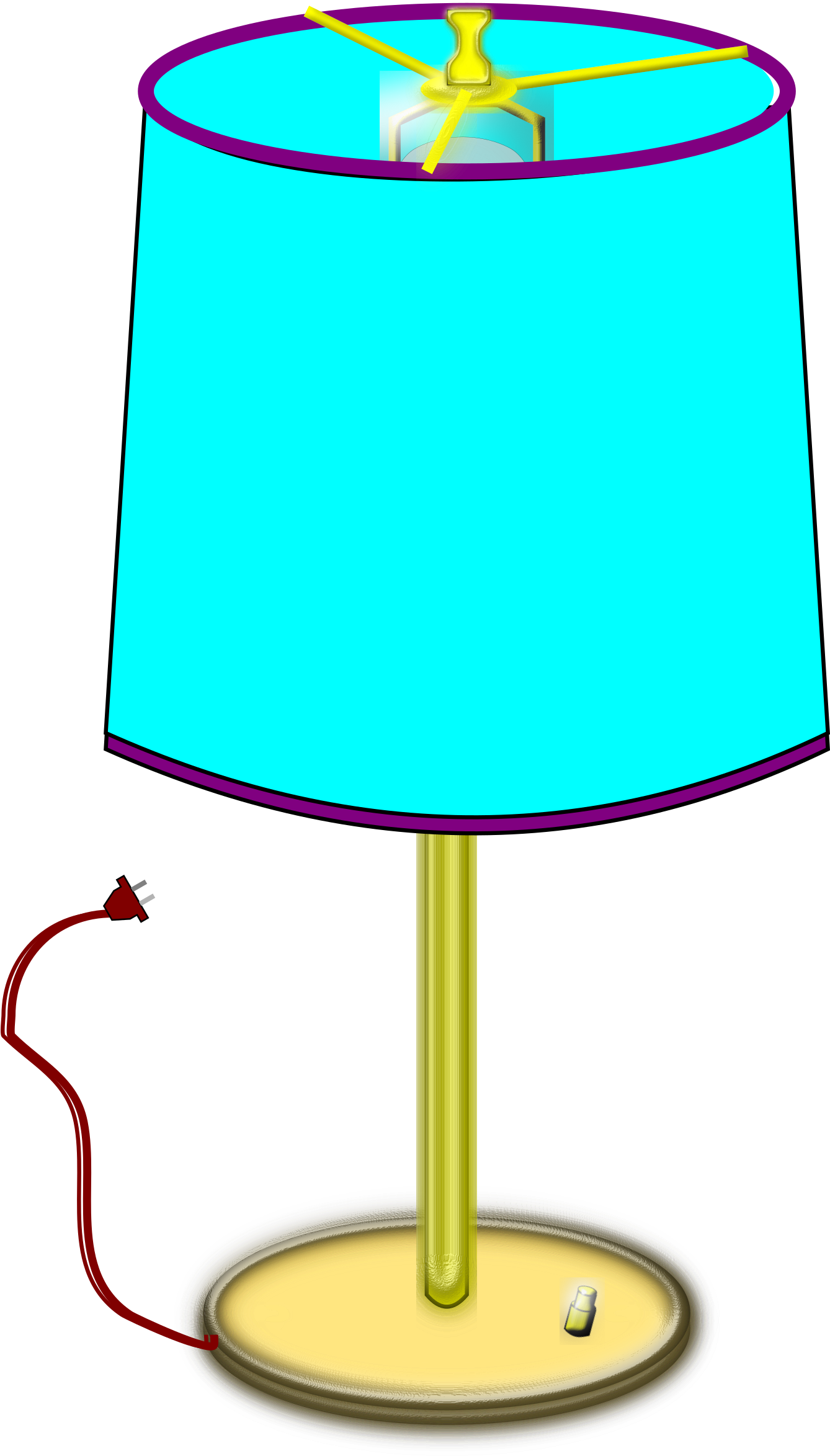 Big Image - Lamp Clipart (1337x2400)