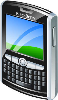 Blackberry Cliparts - Mobile Color Png Icon (400x400)