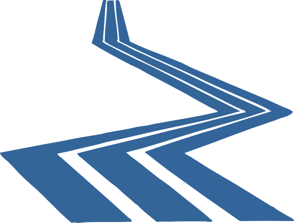 Zigzag Clipart - Path Clip Art (600x456)
