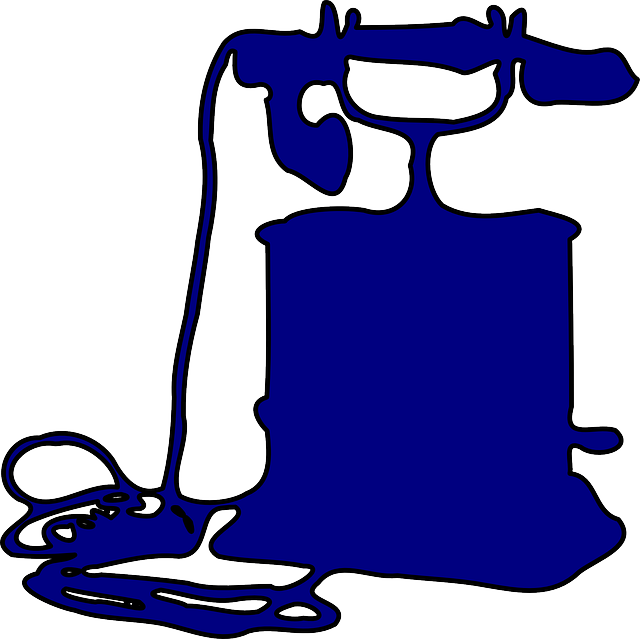 Outline, Telephone, Communication, Contact - Telephone (640x639)
