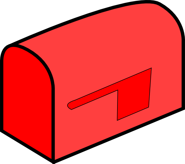 Red Mailbox Clipart (600x531)