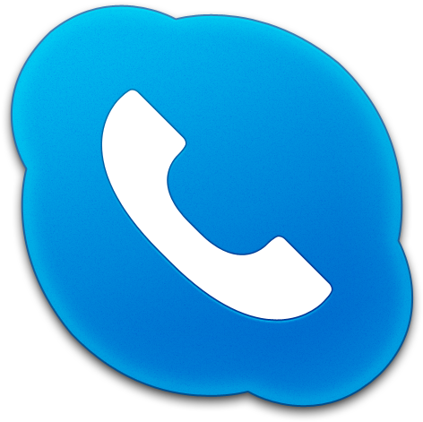 Blue Phone Icon Png - Skype For Business Call Icon (512x512)