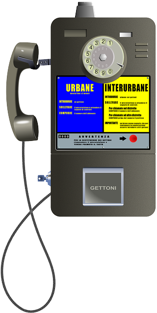 Phone Clipart - Public Telephone Clipart (362x640)