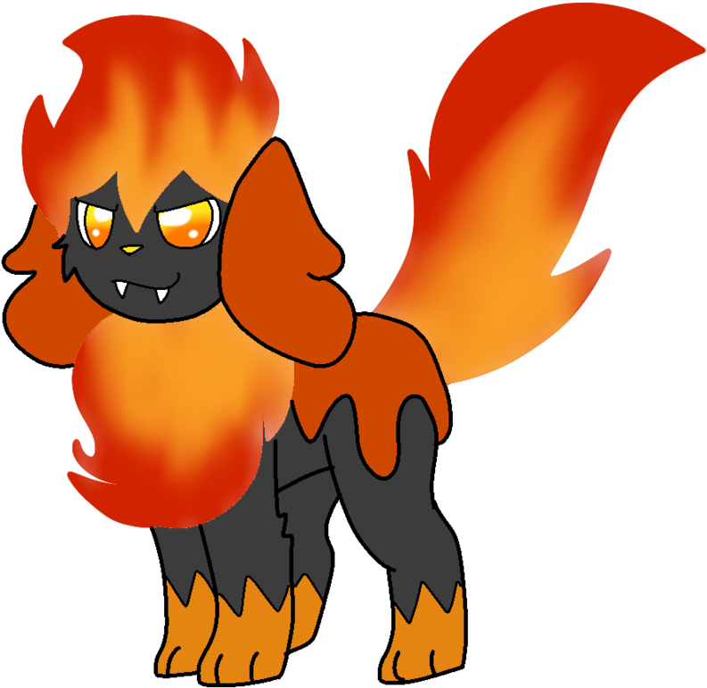 Fire Doge By Rainbowbeatlebeatz - Cartoon (894x894)
