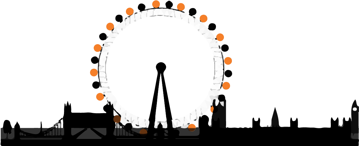London Eye Drawing Clip Art - London Eye Drawing Clip Art (1200x562)