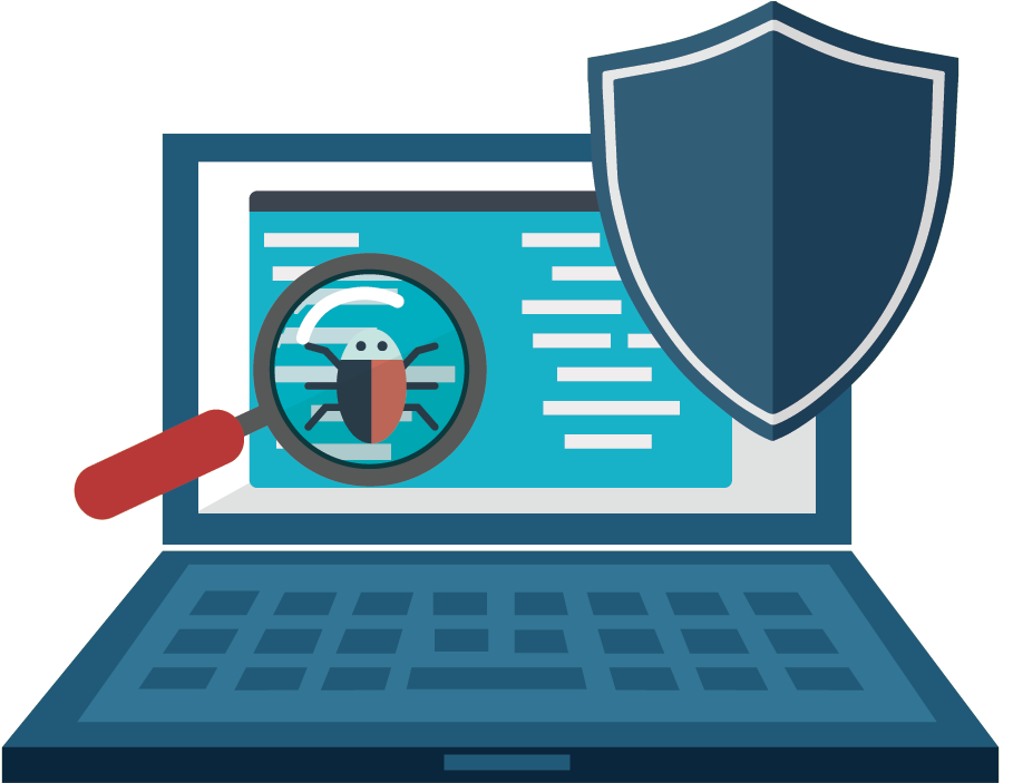 Destroy Any Malignant Viruses And Get Your Computer - Computer Security Png Icon (917x724)