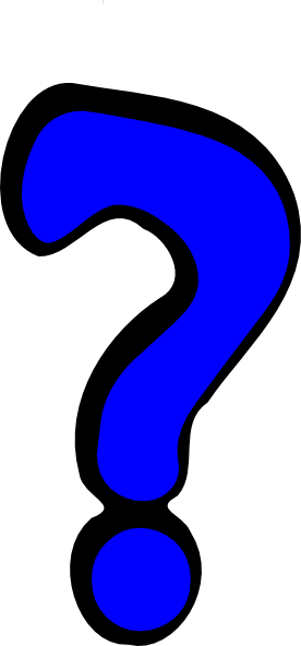 Blue Question Mark Clip Art At Clker - Colorful Question Marks Clipart (276x592)