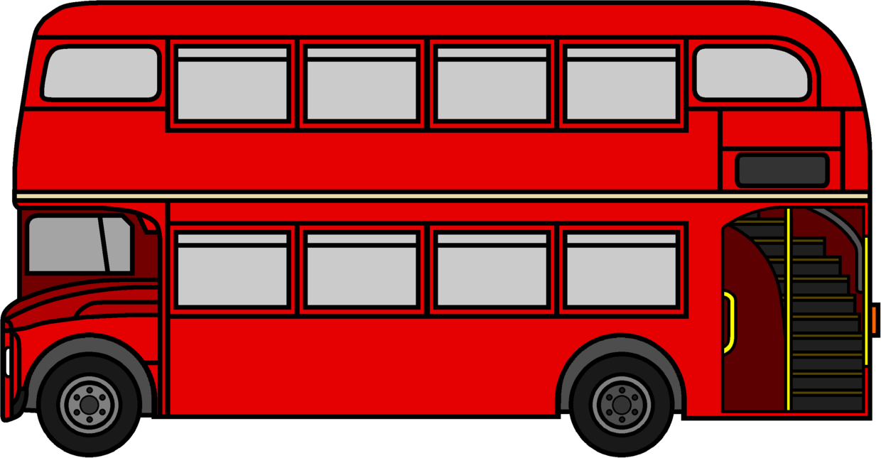 Double-decker Bus Aec Routemaster London Clip Art - London Bus Png (1240x645)
