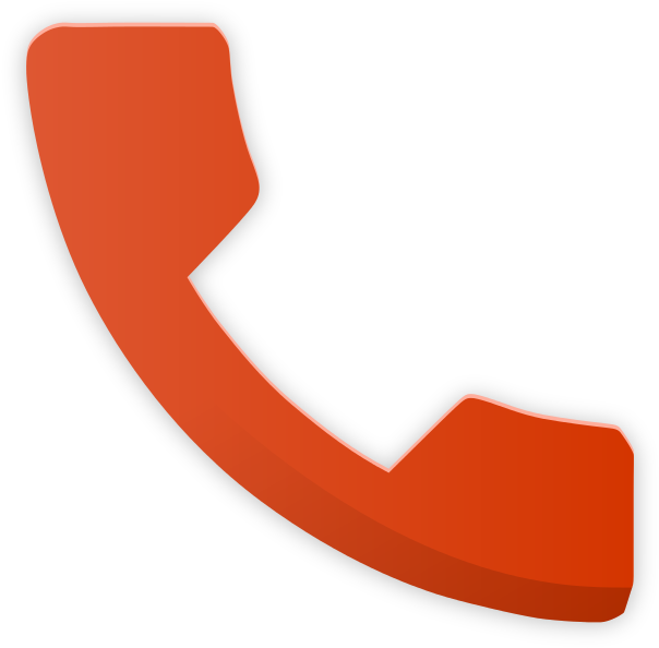 Phone Icon Png - Red Phone Icon Android (611x600)