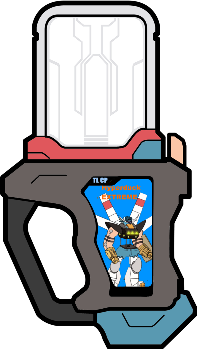 Hyper Duck Extreme Gashat By Tlynch34 - Hyperduck Regular Show (663x1206)