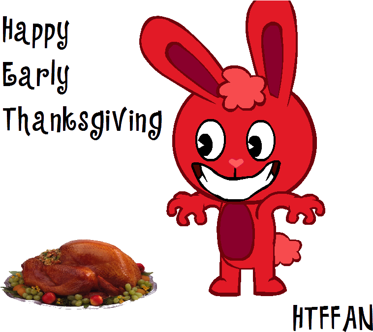 Happy Thanksgiving By Guddlesthebunny - Thanksgiving Day (819x692)