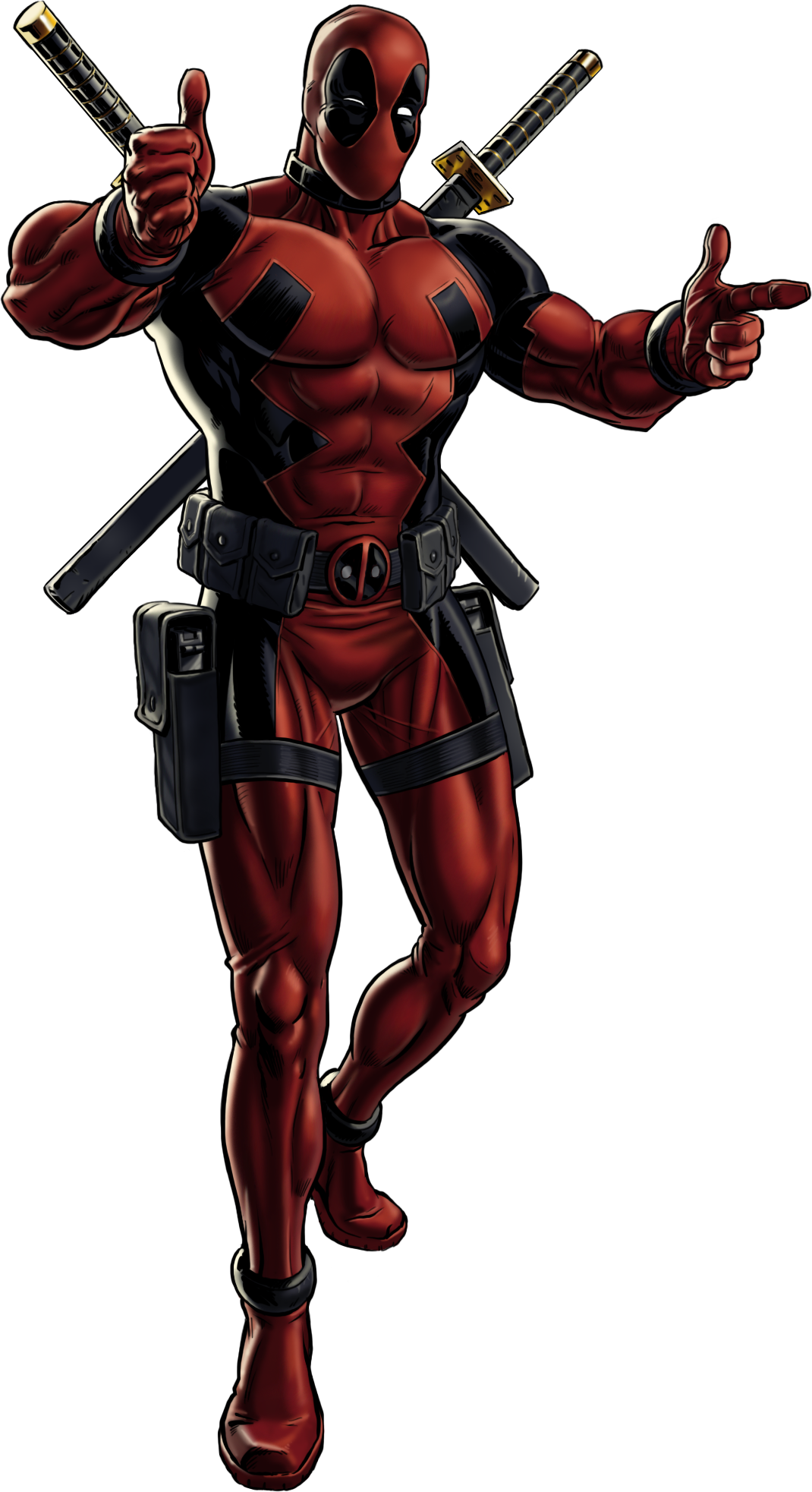 #deadpool #clip #art - Marvel Avengers Alliance Deadpool (1070x1965)