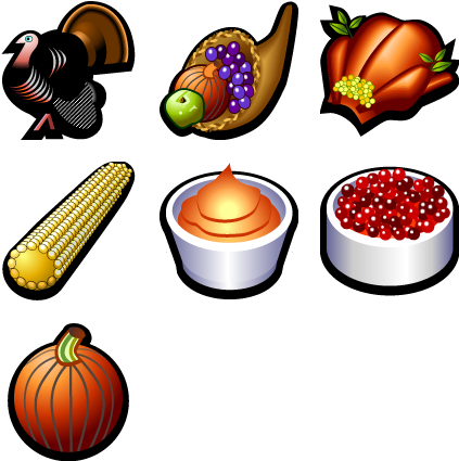 Happy Thanksgiving - Thanksgiving Icons (444x444)