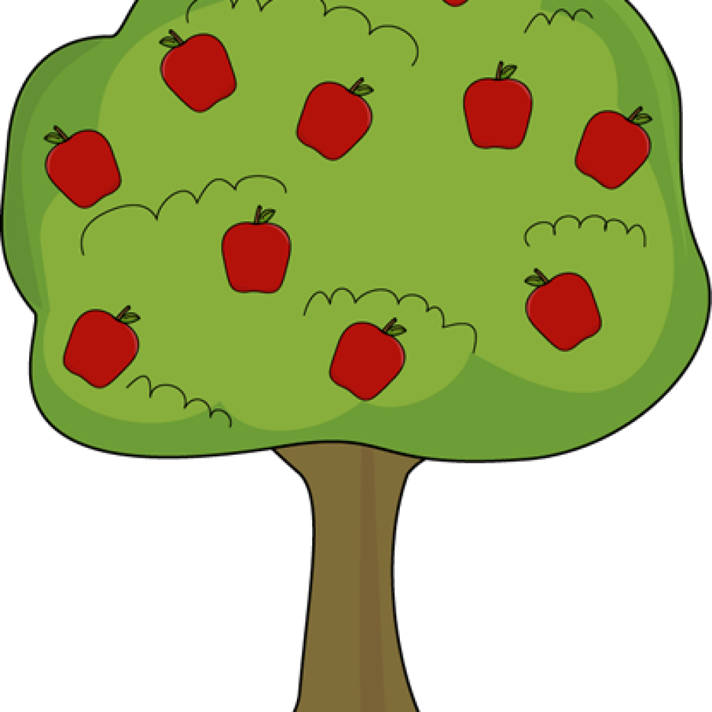 Free Tree Clipart Fruit Tree Clipart Clipart Panda - Apple Trees Clip Art (1024x1024)