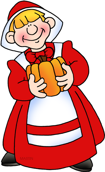 Pilgrim Woman - Clipart Colonists (380x648)