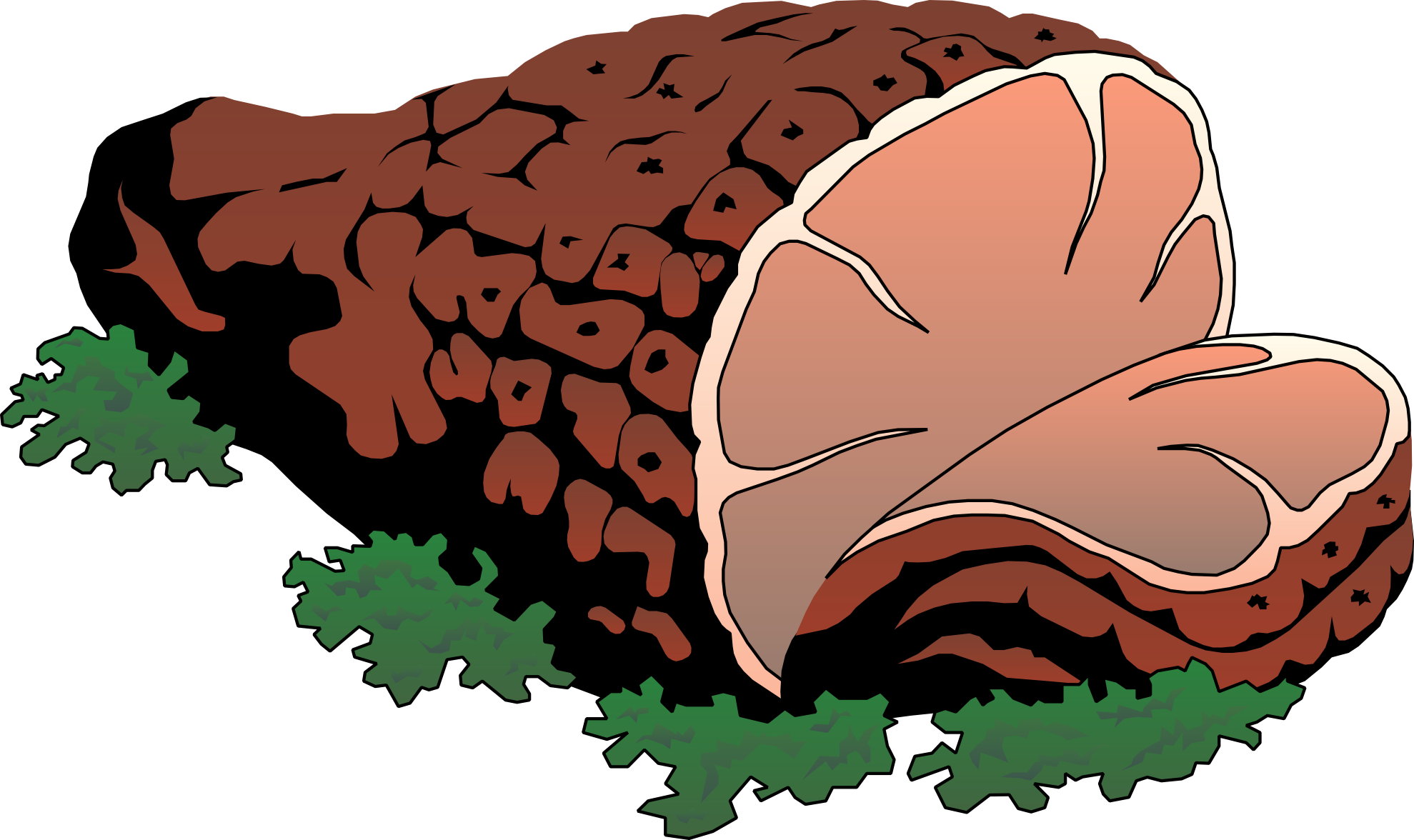 Meat Clipart - Roast Beef Clipart (1979x1176)