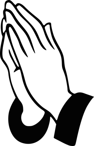 Thank God For My Life - Praying Hands Clipart (323x500)