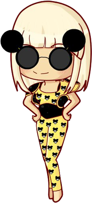 Paparazzi - Lady Gaga Chibi (600x800)