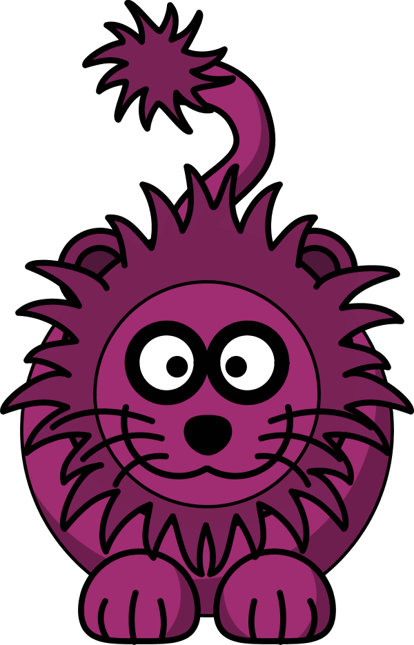 Cartoon Lion Head - Animal Coloring Book: An Amazing Animal Coloring Adventure (600x935)