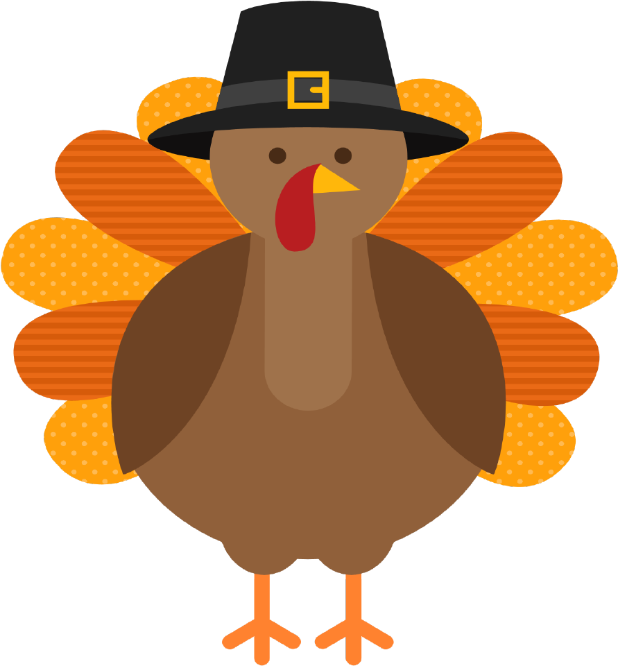 Thanksgiving Hours - Cute Thanksgiving Turkey Cartoon (987x1025)