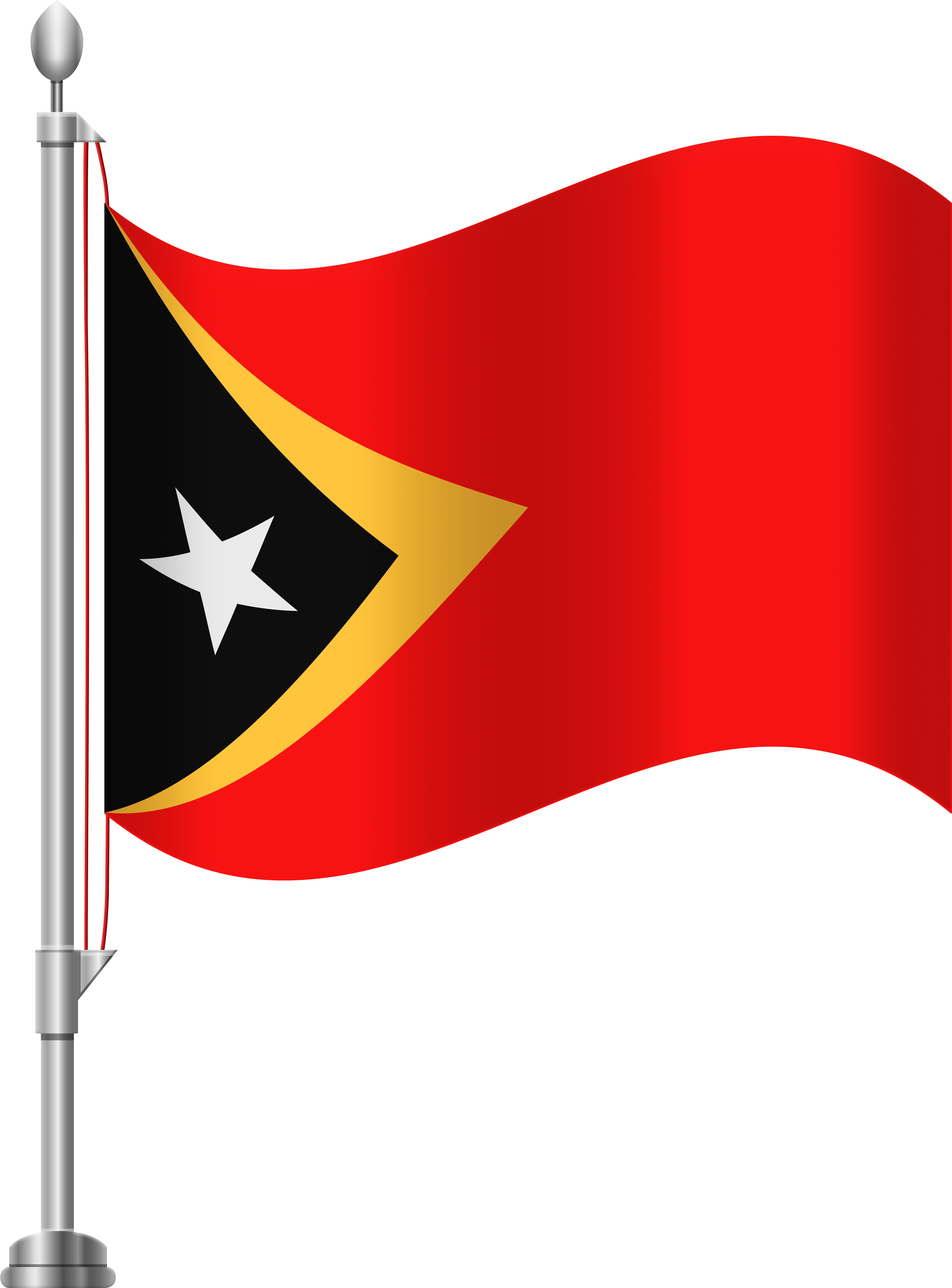 Timor Leste Flag Png (6141x8000)
