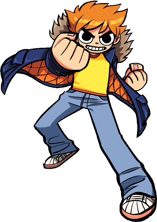 Scott Pilgrim Render By Dbar412 On Clipart Library - Scott Pilgrim Comic Png (652x900)