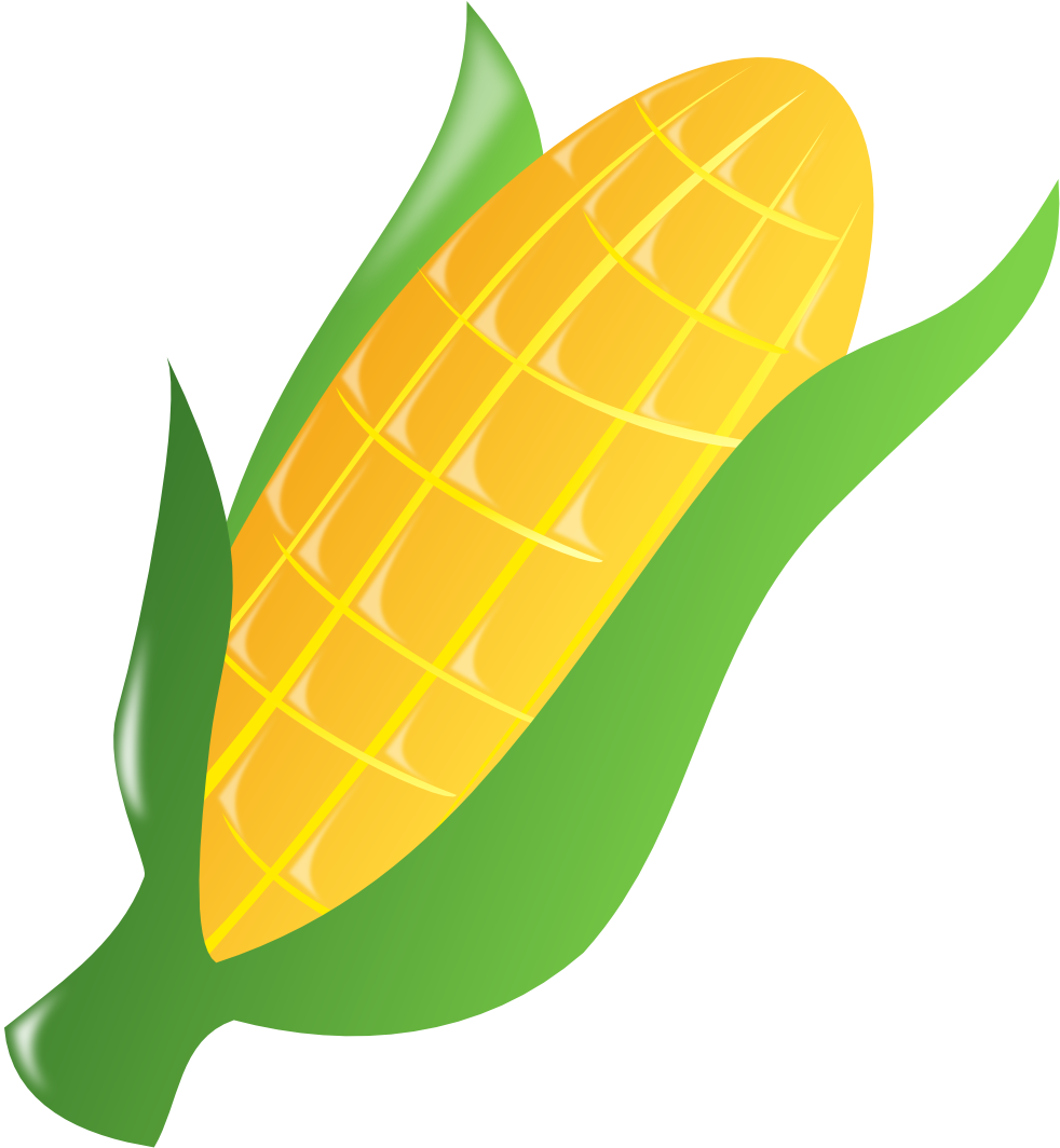 Cornucopia Black White Line Art 555px 56 - Ear Of Corn Clipart (999x1082)