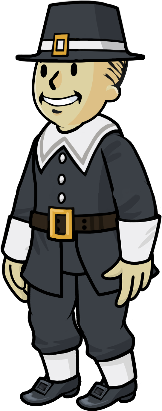 Pilgrim Clipart Happening - Pilgrim Fallout Shelter (852x1684)