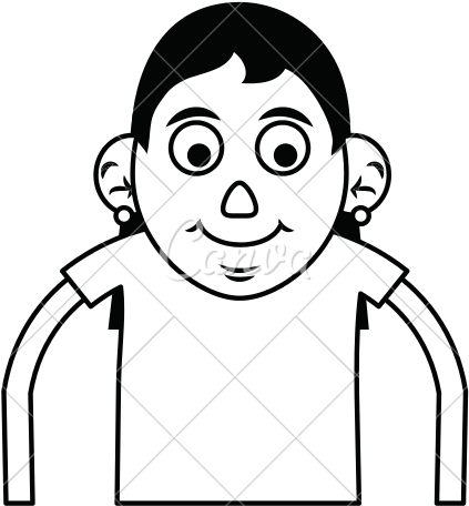 Funny Looking Person Cartoon - Person (550x550)