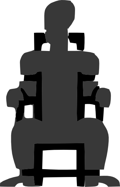 Chair Clip Art - Capital Punishment (384x598)