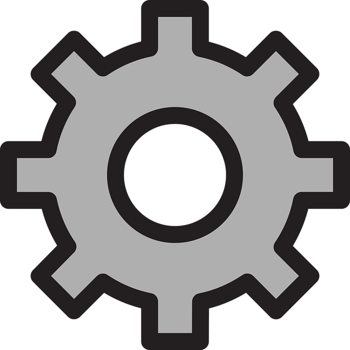 Setting Clipart Many Gear - Ayarlar Vektör (720x720)