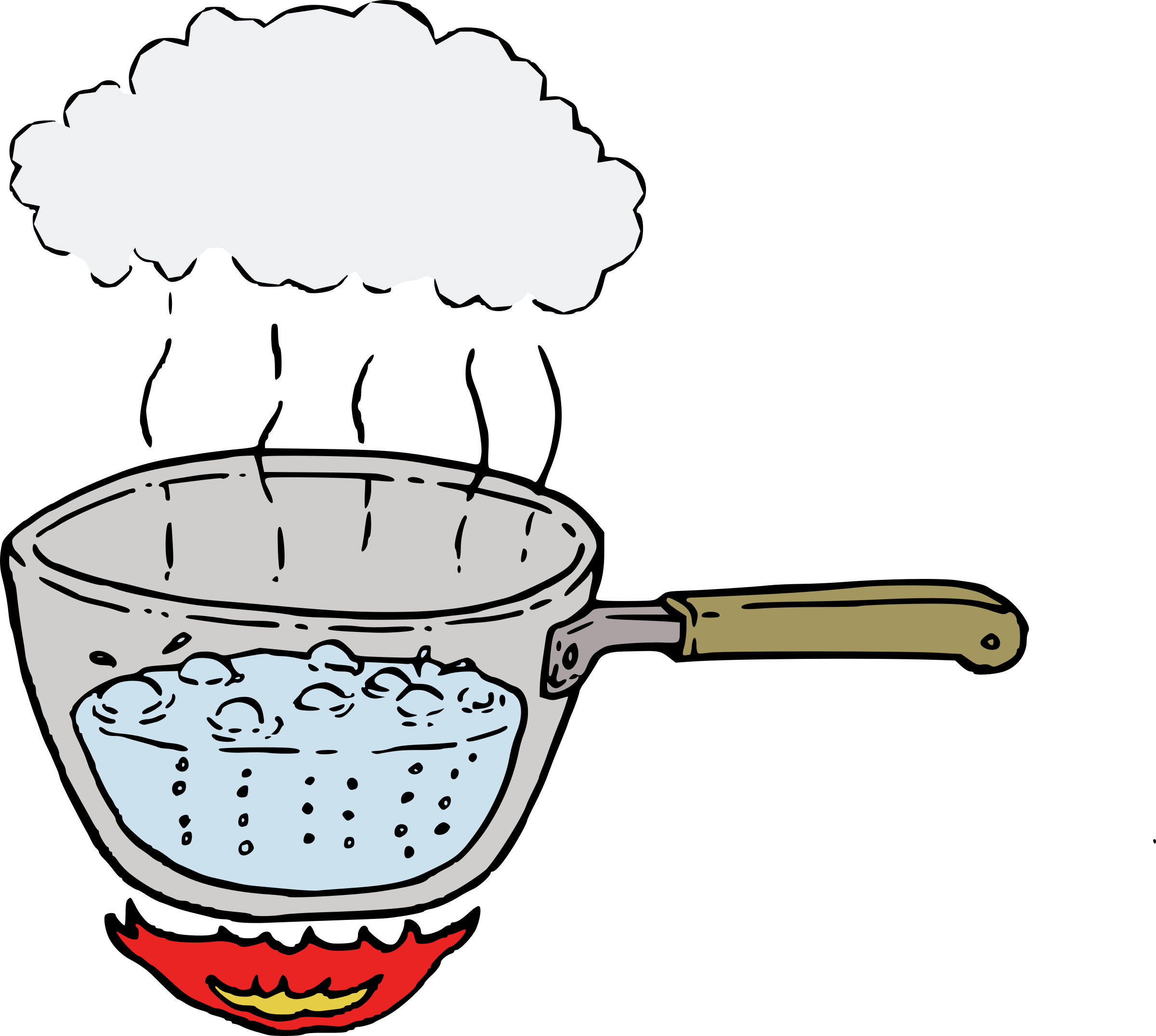 Free To Use Public Domain Kitchen Clip Art - Boiling Water Clip Art.