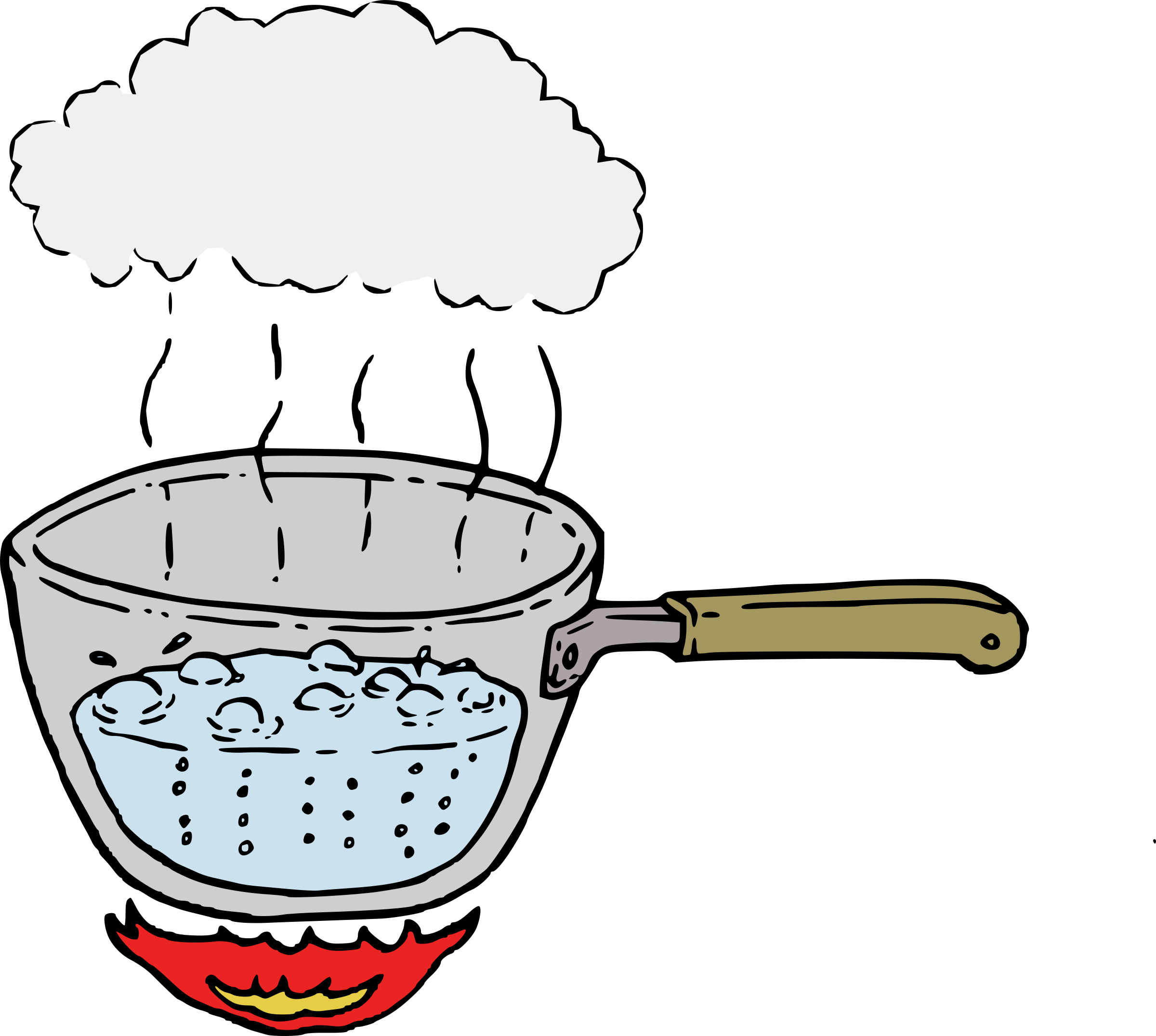 Free To Use Public Domain Kitchen Clip Art - Boiling Water Clip Art (2400x2151)