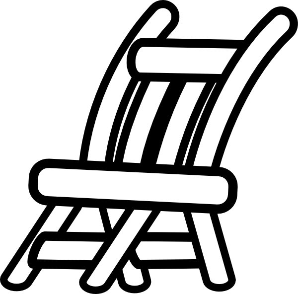 Outline Picture Of A Chair (600x592)