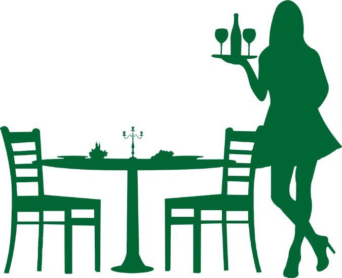 You Will Find Themed Restaurants Serving Practically - Dinner For Two Vector (675x549)