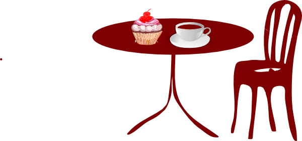 Table - Coffee On The Table Clipart (600x280)