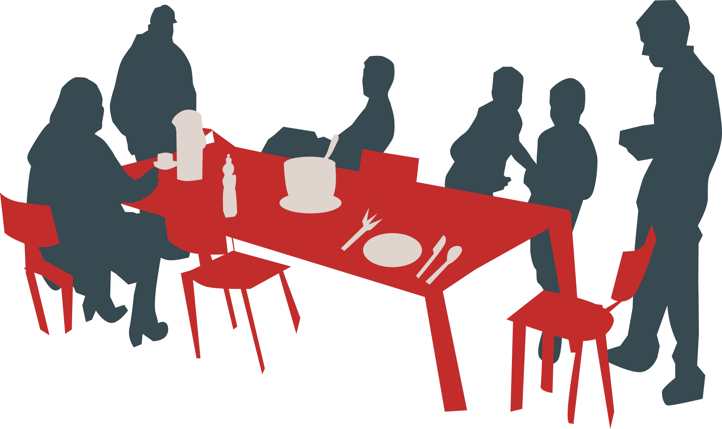 Picnic - Potluck Clipart (2400x1427)