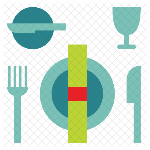Dinner Plate Icon - Graphic Design (512x512)