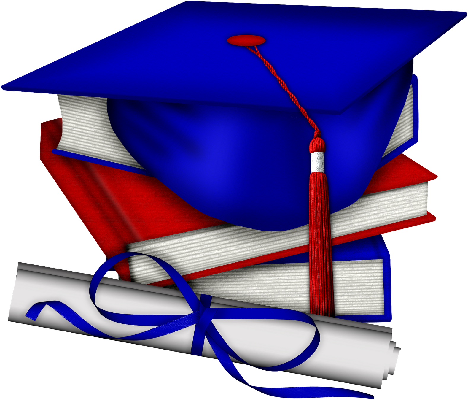 Http - //blog - Centerforpubliceducation - Org/wp-content - Red And Blue Graduation Cap (1600x1376)