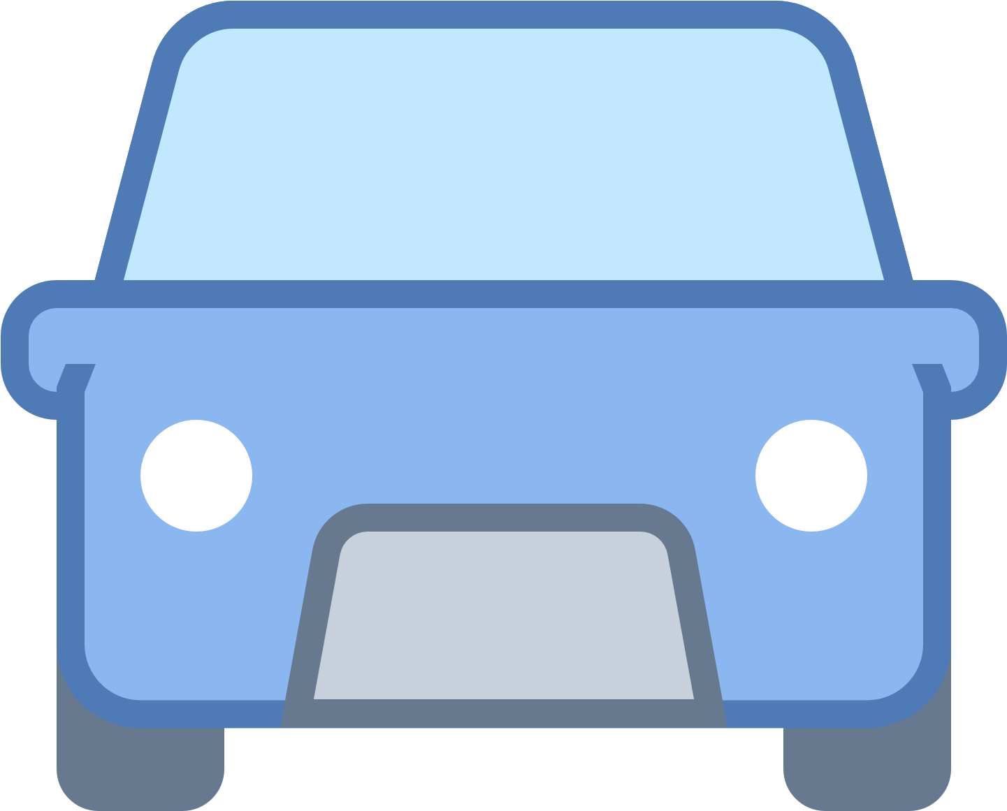 The Icon Shows A Sedan Type Passenger Car That Is Seen - Car (1600x1600)