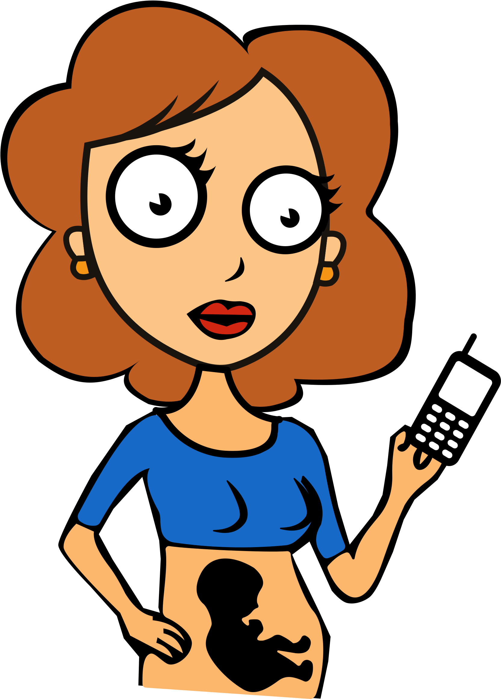 This Free Icons Png Design Of Pregnant Lady With Mobile - World No Tobacco Day 2018 (1865x2400)