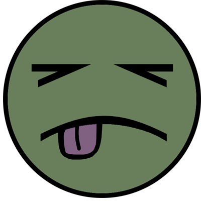 Face Clipart Yuck - Circle (400x400)