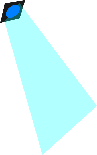 Light Blue Clipart - Hd Blu Light Png (372x593)